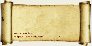 Jasmina Mumalo vizit kartica